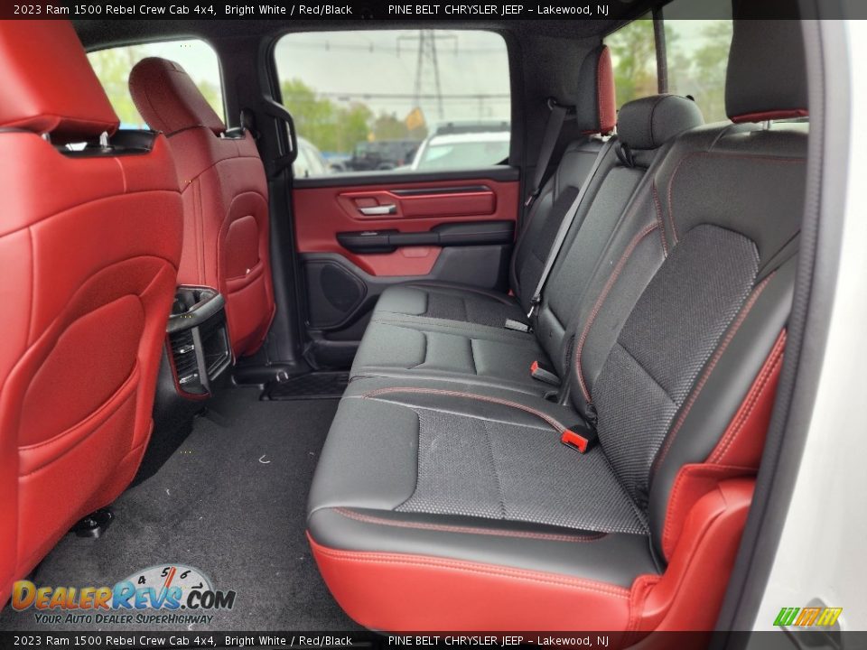 Rear Seat of 2023 Ram 1500 Rebel Crew Cab 4x4 Photo #6