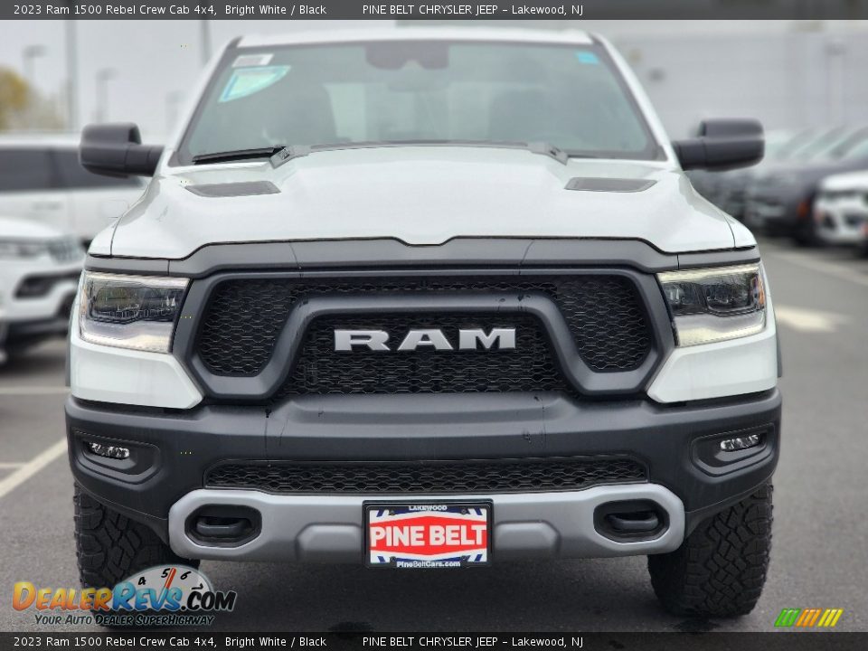 2023 Ram 1500 Rebel Crew Cab 4x4 Bright White / Black Photo #2