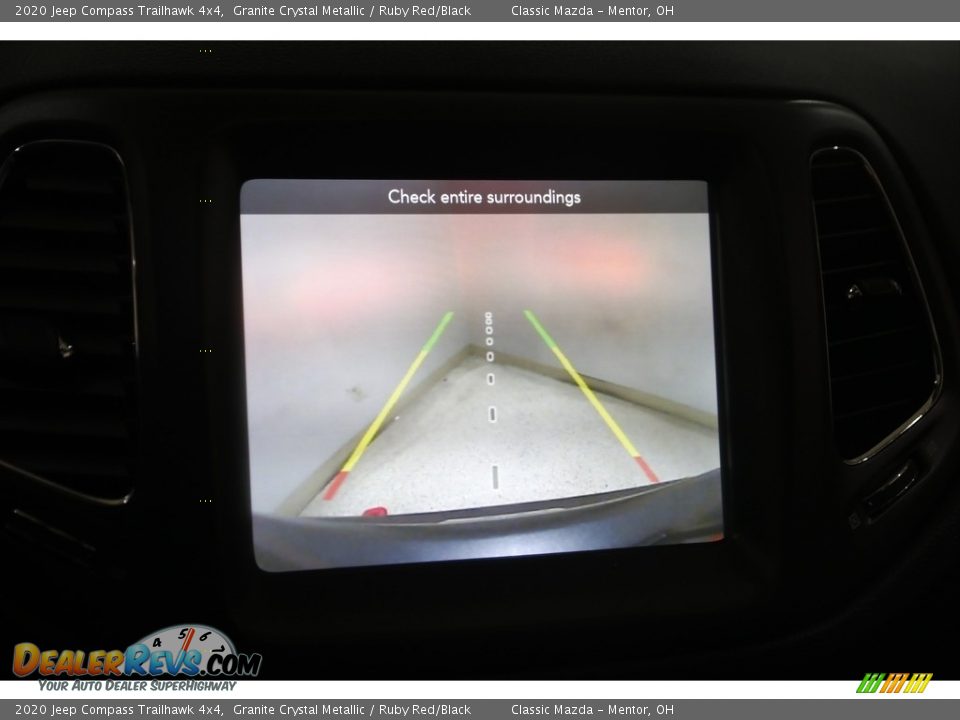 2020 Jeep Compass Trailhawk 4x4 Granite Crystal Metallic / Ruby Red/Black Photo #14