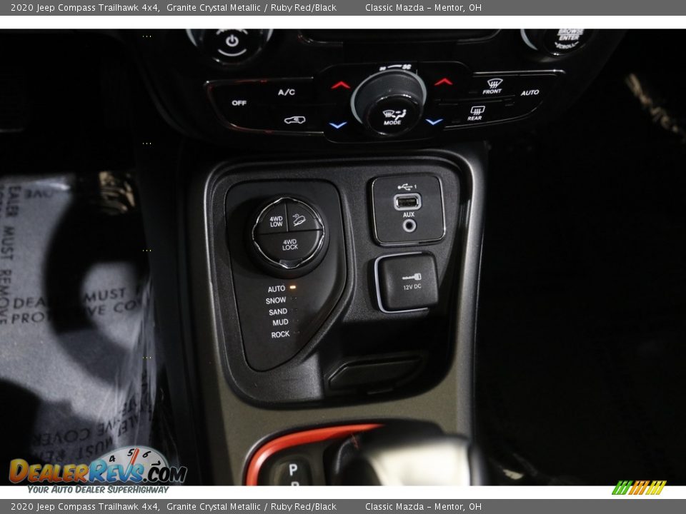 2020 Jeep Compass Trailhawk 4x4 Granite Crystal Metallic / Ruby Red/Black Photo #16