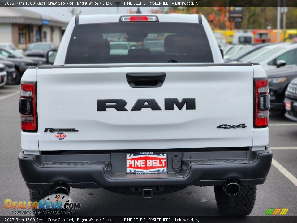 2023 Ram 1500 Rebel Crew Cab 4x4 Bright White / Black Photo #5