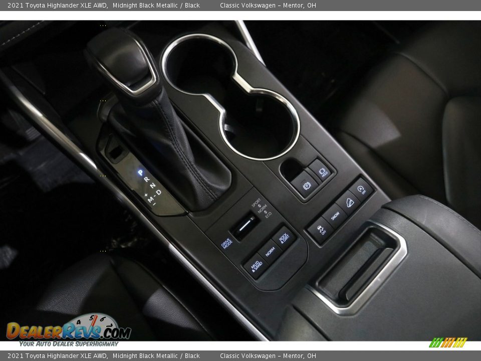 2021 Toyota Highlander XLE AWD Midnight Black Metallic / Black Photo #13