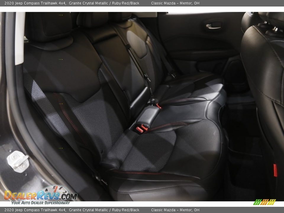 2020 Jeep Compass Trailhawk 4x4 Granite Crystal Metallic / Ruby Red/Black Photo #18