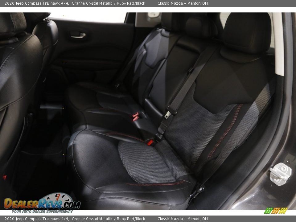 2020 Jeep Compass Trailhawk 4x4 Granite Crystal Metallic / Ruby Red/Black Photo #19