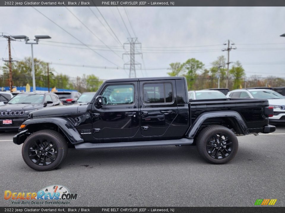 Black 2022 Jeep Gladiator Overland 4x4 Photo #3