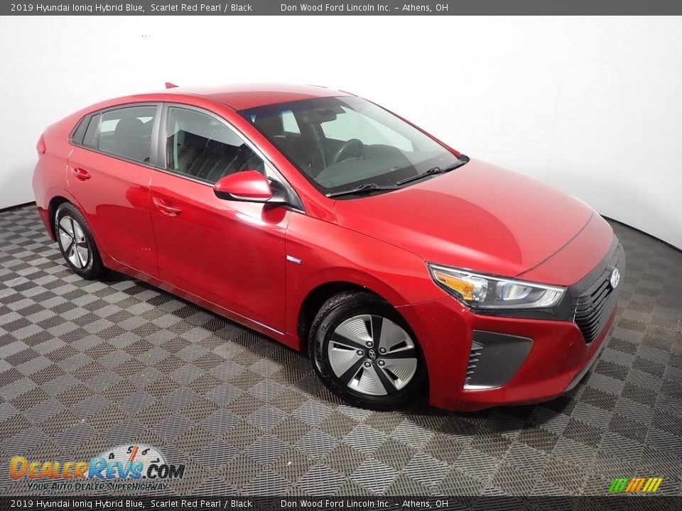 2019 Hyundai Ioniq Hybrid Blue Scarlet Red Pearl / Black Photo #3
