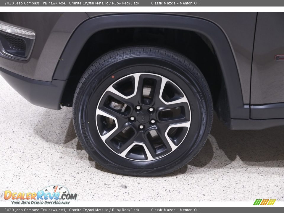2020 Jeep Compass Trailhawk 4x4 Granite Crystal Metallic / Ruby Red/Black Photo #22