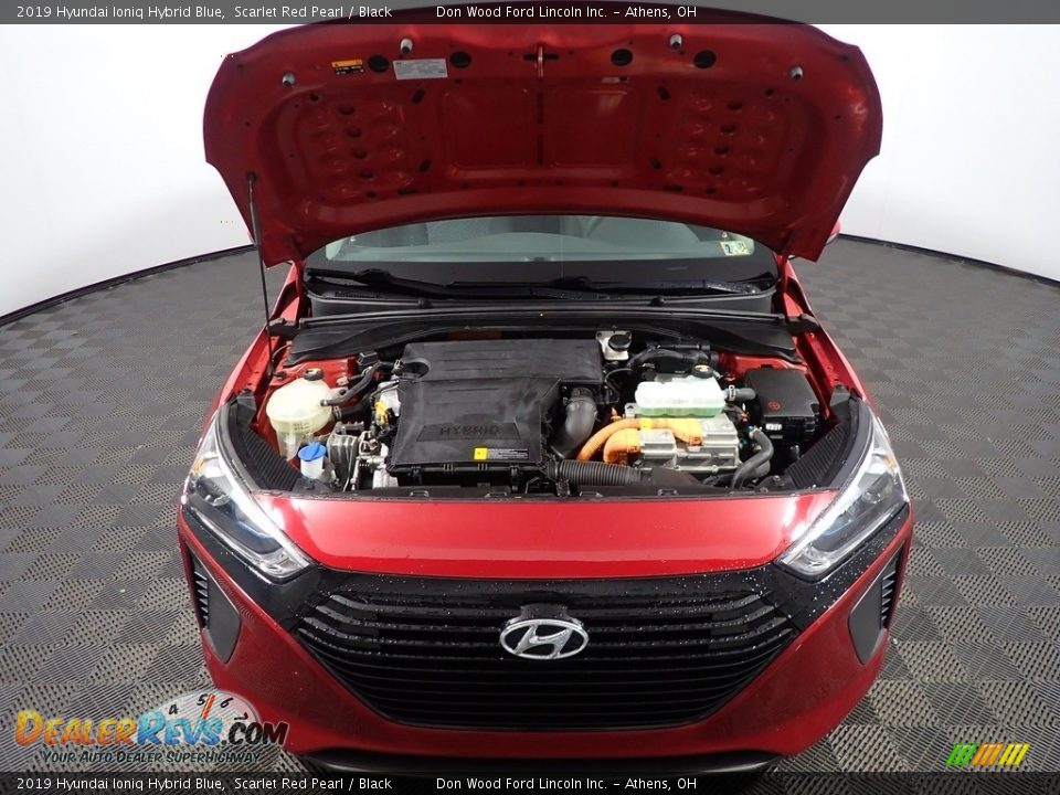 2019 Hyundai Ioniq Hybrid Blue Scarlet Red Pearl / Black Photo #6