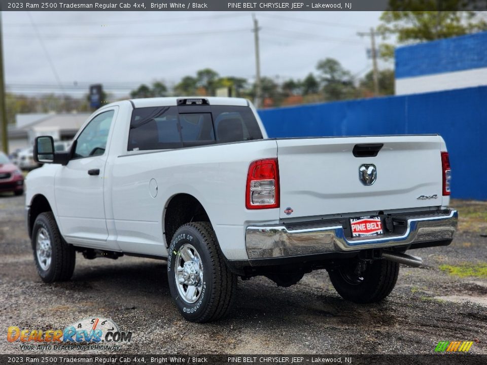 2023 Ram 2500 Tradesman Regular Cab 4x4 Bright White / Black Photo #4