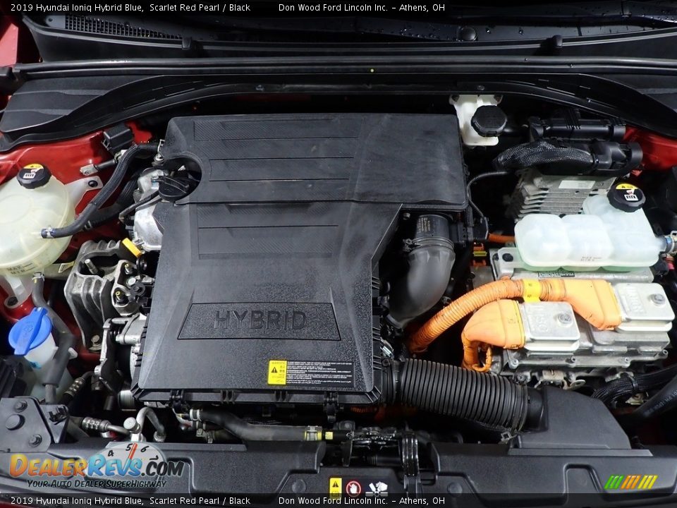 2019 Hyundai Ioniq Hybrid Blue Scarlet Red Pearl / Black Photo #7