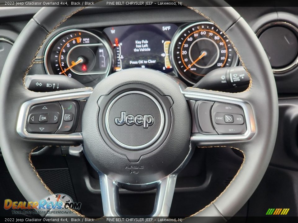 2022 Jeep Gladiator Overland 4x4 Steering Wheel Photo #10