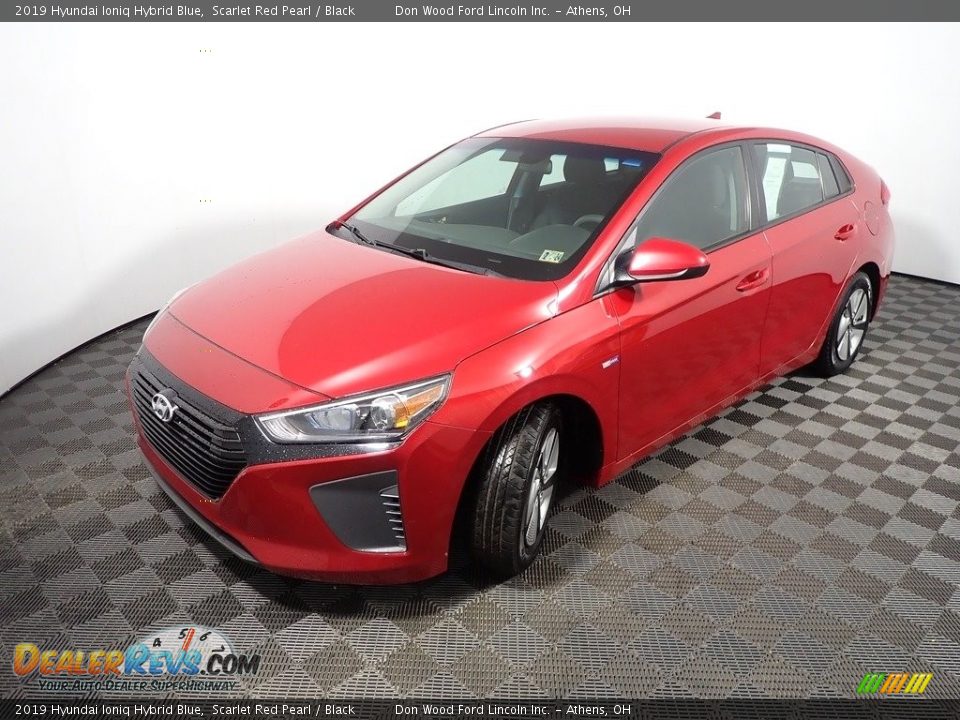 2019 Hyundai Ioniq Hybrid Blue Scarlet Red Pearl / Black Photo #9