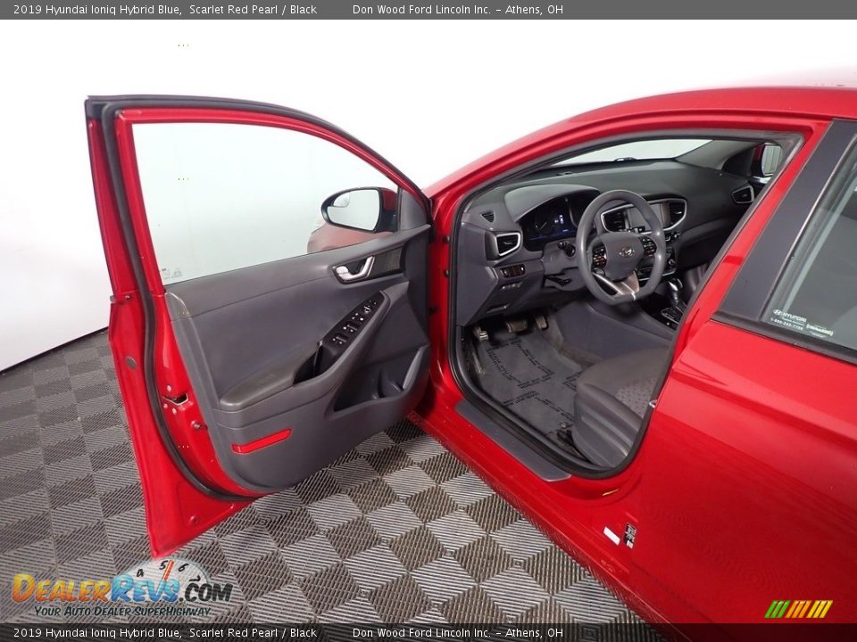 2019 Hyundai Ioniq Hybrid Blue Scarlet Red Pearl / Black Photo #18