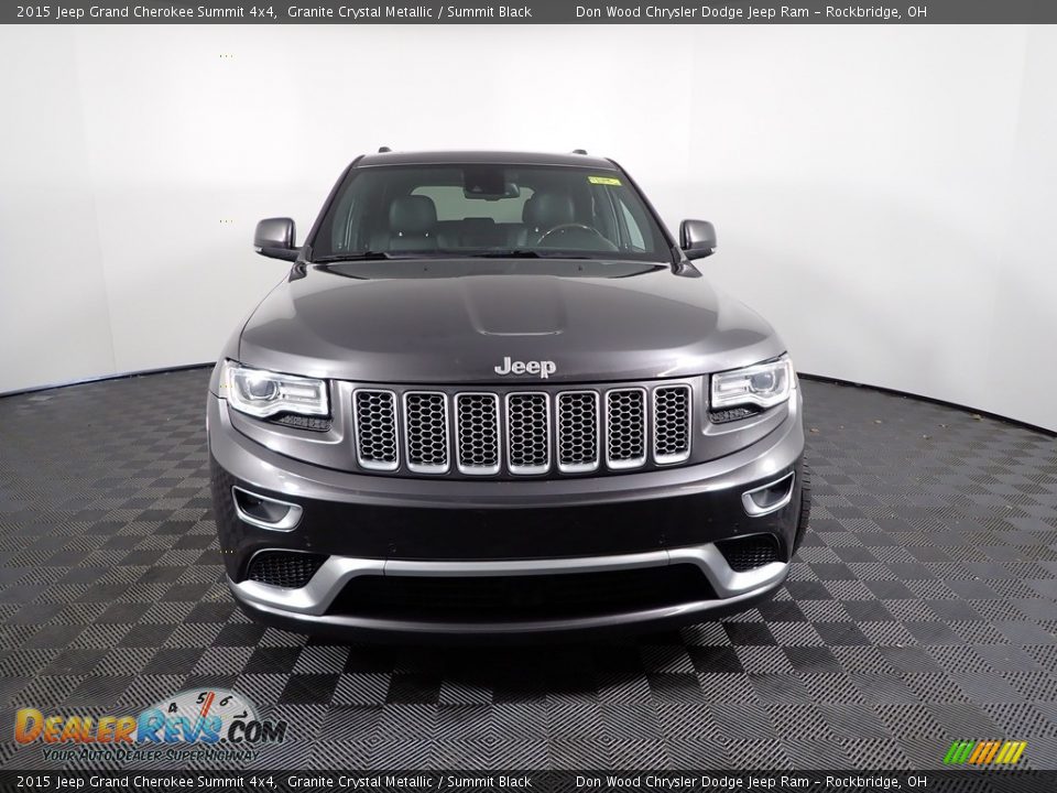 2015 Jeep Grand Cherokee Summit 4x4 Granite Crystal Metallic / Summit Black Photo #8