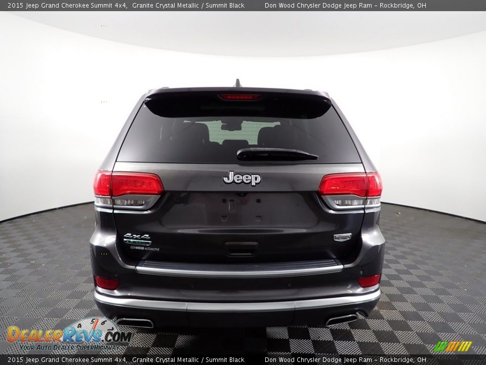 2015 Jeep Grand Cherokee Summit 4x4 Granite Crystal Metallic / Summit Black Photo #11