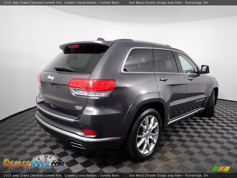 2015 Jeep Grand Cherokee Summit 4x4 Granite Crystal Metallic / Summit Black Photo #14