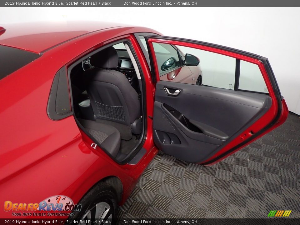 2019 Hyundai Ioniq Hybrid Blue Scarlet Red Pearl / Black Photo #34