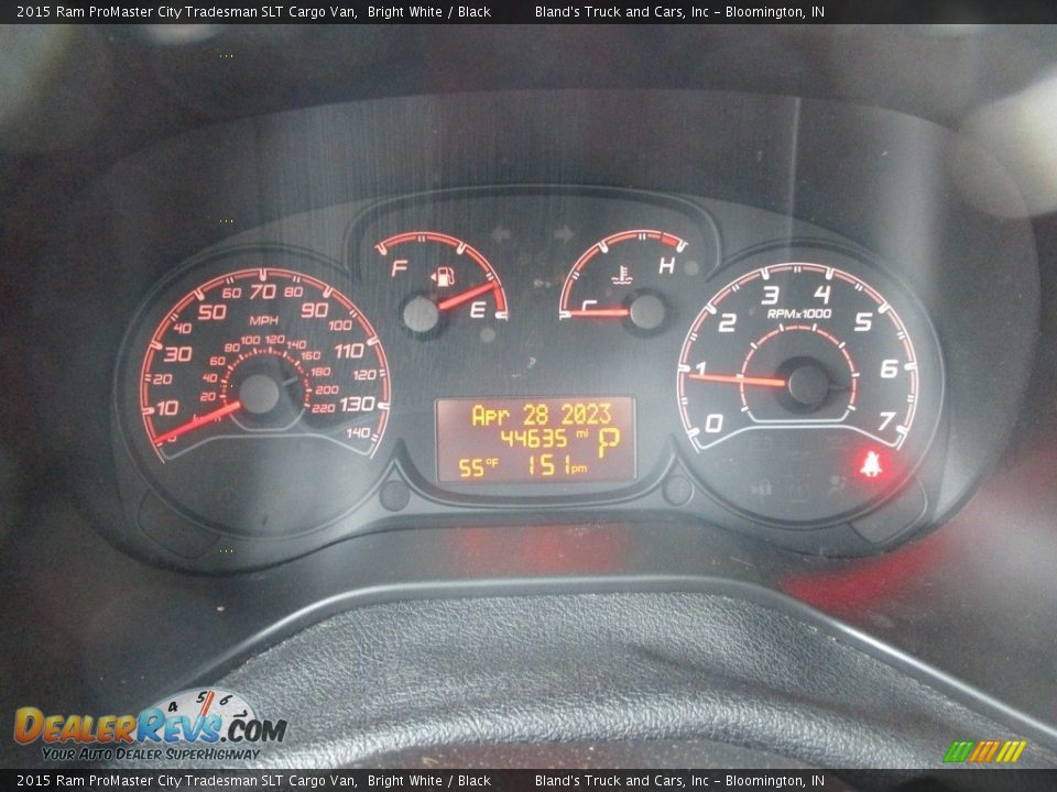 2015 Ram ProMaster City Tradesman SLT Cargo Van Gauges Photo #9