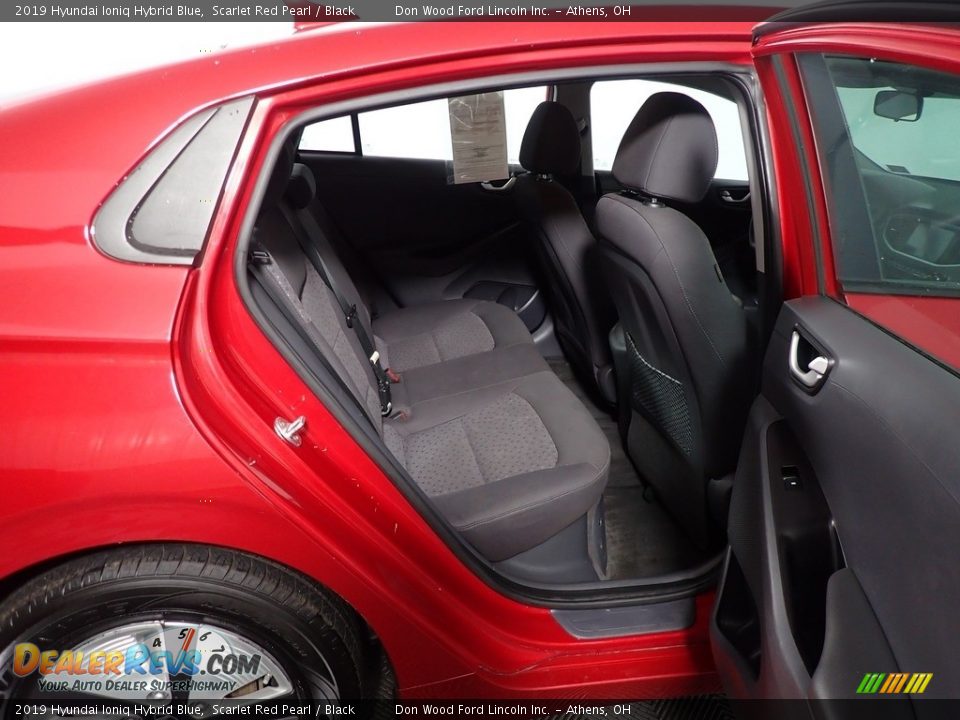 2019 Hyundai Ioniq Hybrid Blue Scarlet Red Pearl / Black Photo #35