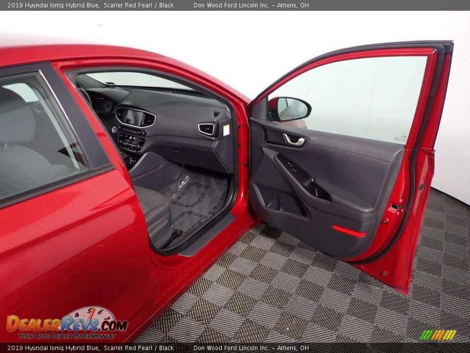 2019 Hyundai Ioniq Hybrid Blue Scarlet Red Pearl / Black Photo #36