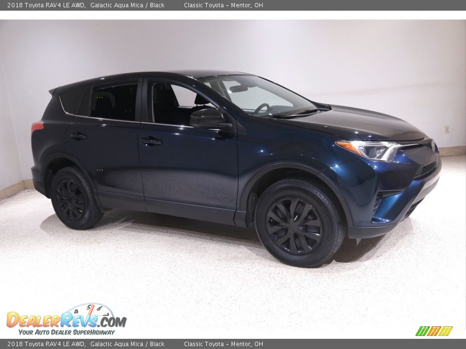 Galactic Aqua Mica 2018 Toyota RAV4 LE AWD Photo #1