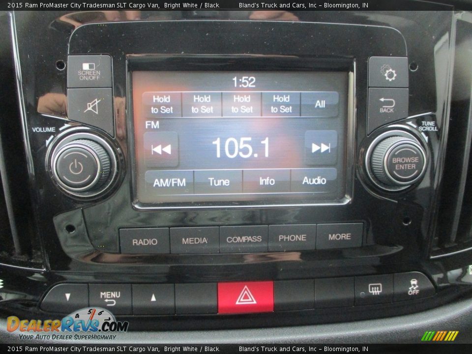 Audio System of 2015 Ram ProMaster City Tradesman SLT Cargo Van Photo #13