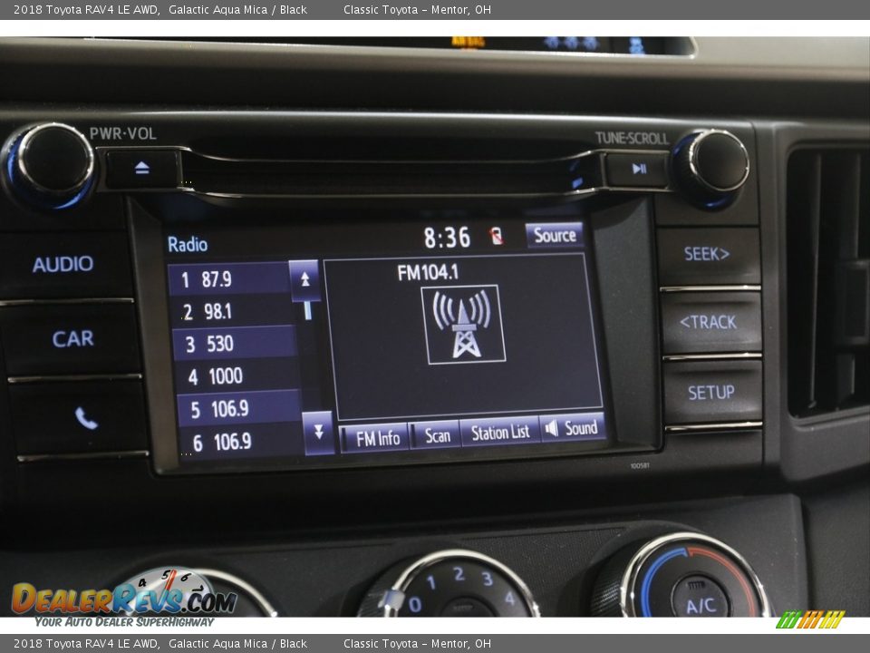 Audio System of 2018 Toyota RAV4 LE AWD Photo #10