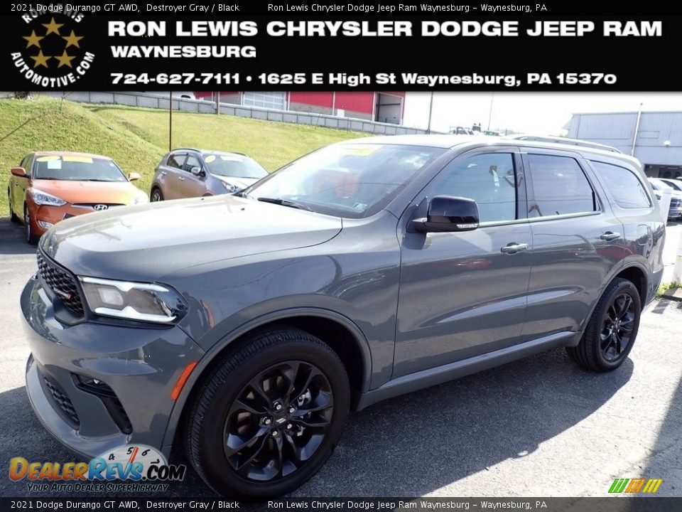 2021 Dodge Durango GT AWD Destroyer Gray / Black Photo #1