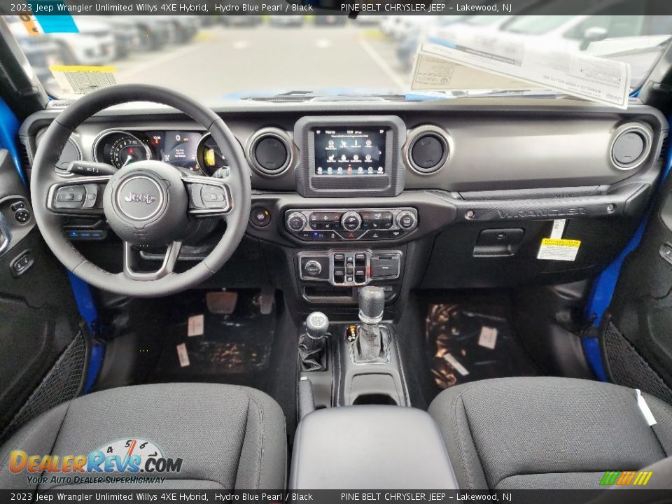 Dashboard of 2023 Jeep Wrangler Unlimited Willys 4XE Hybrid Photo #7