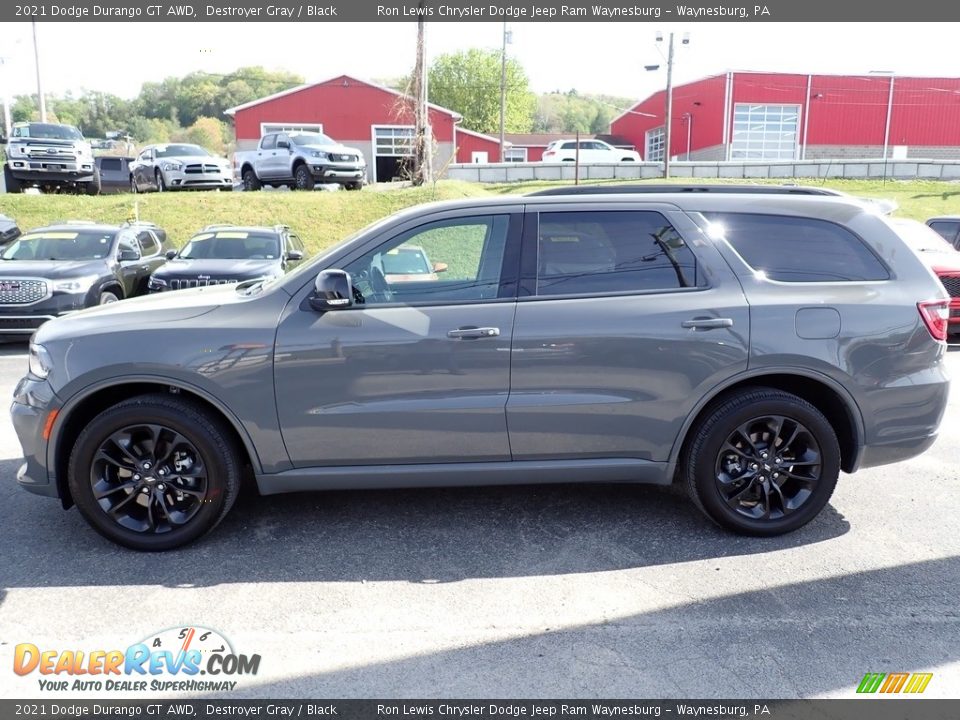 2021 Dodge Durango GT AWD Destroyer Gray / Black Photo #2