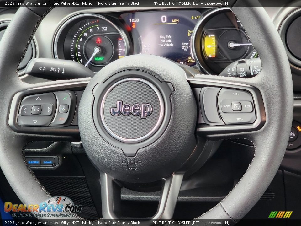 2023 Jeep Wrangler Unlimited Willys 4XE Hybrid Steering Wheel Photo #10