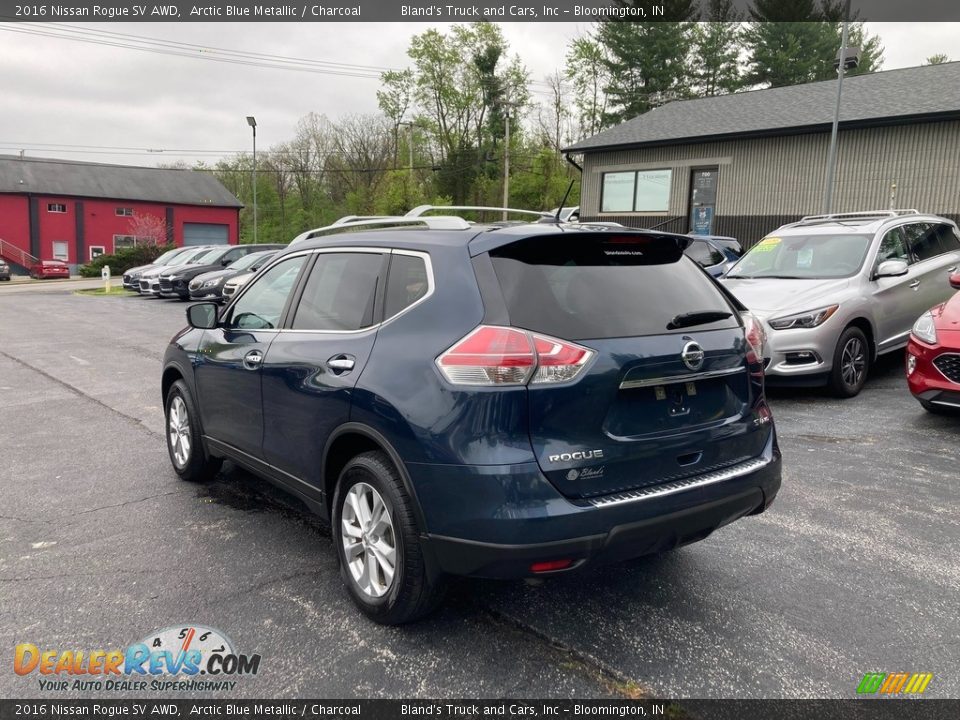 2016 Nissan Rogue SV AWD Arctic Blue Metallic / Charcoal Photo #3