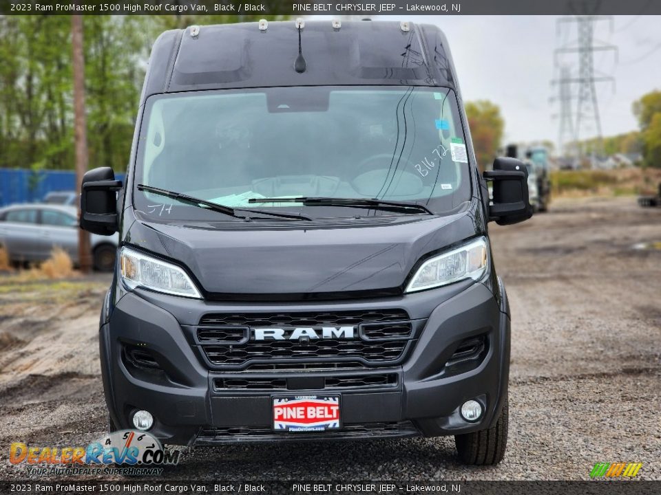 2023 Ram ProMaster 1500 High Roof Cargo Van Black / Black Photo #2