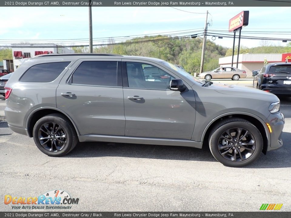 2021 Dodge Durango GT AWD Destroyer Gray / Black Photo #7