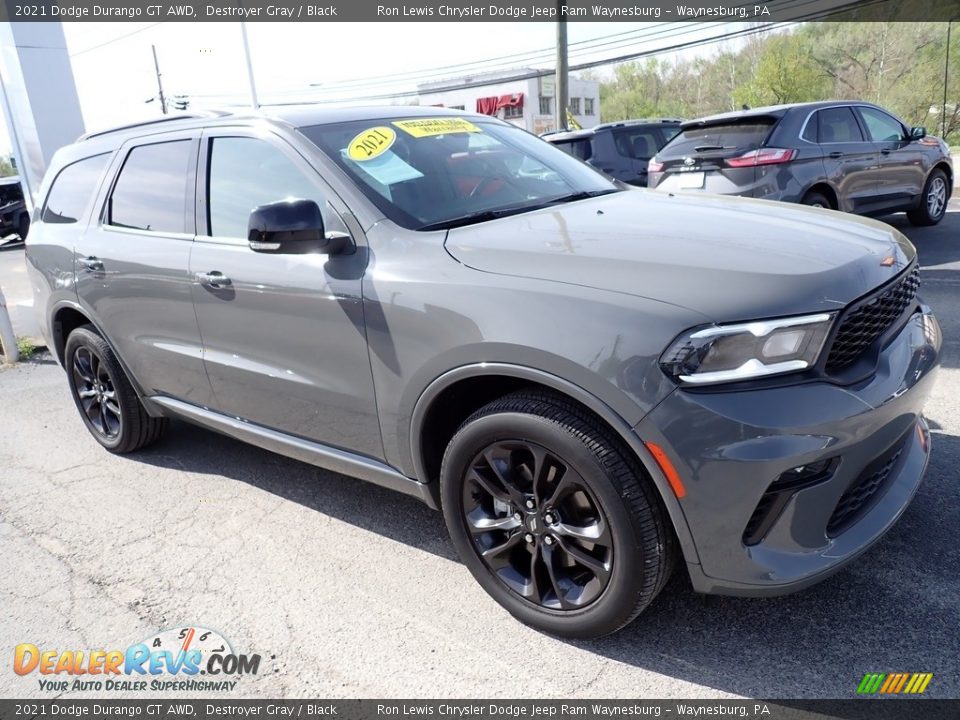 2021 Dodge Durango GT AWD Destroyer Gray / Black Photo #8