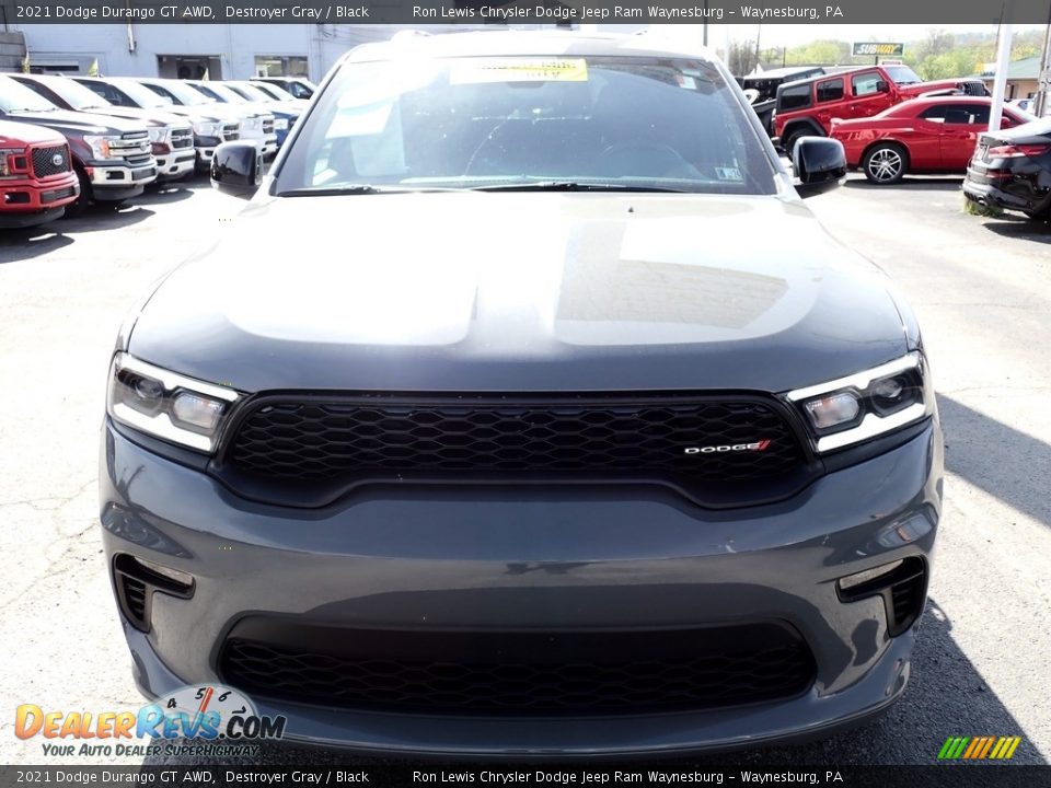 2021 Dodge Durango GT AWD Destroyer Gray / Black Photo #9