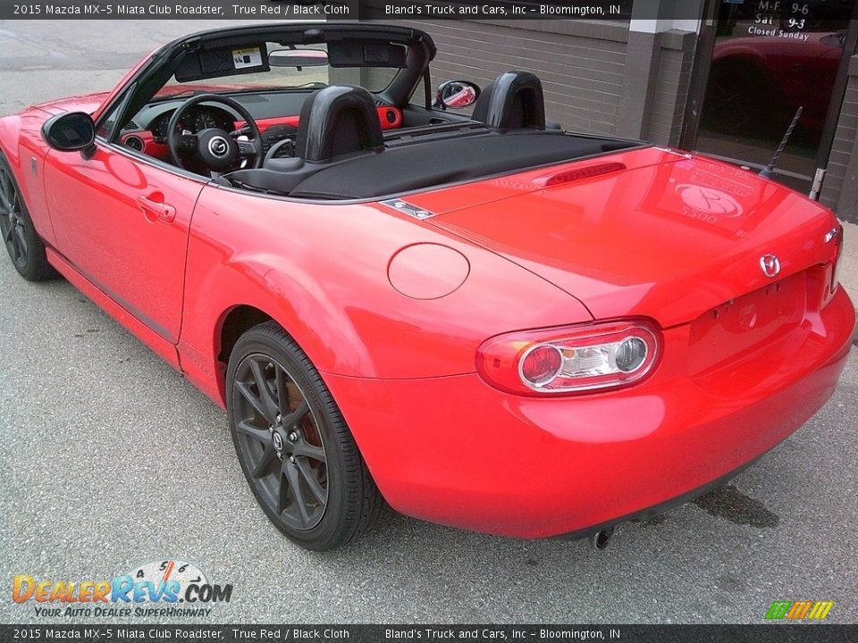 2015 Mazda MX-5 Miata Club Roadster True Red / Black Cloth Photo #8