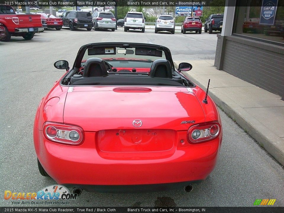 2015 Mazda MX-5 Miata Club Roadster True Red / Black Cloth Photo #9