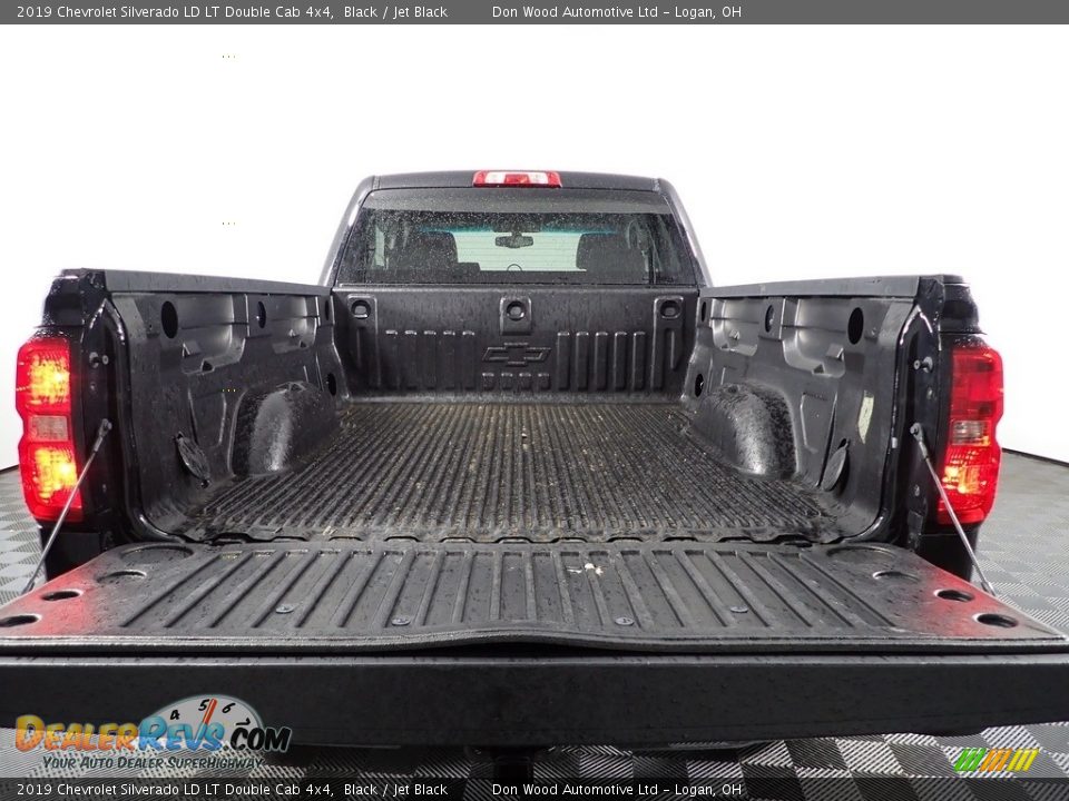2019 Chevrolet Silverado LD LT Double Cab 4x4 Black / Jet Black Photo #8