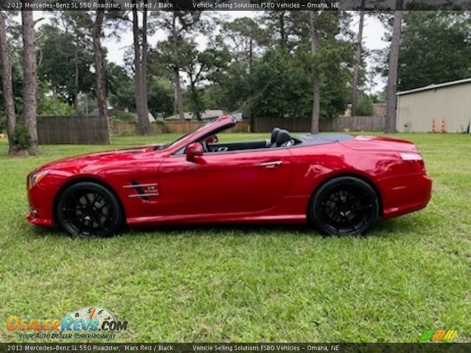 2013 Mercedes-Benz SL 550 Roadster Mars Red / Black Photo #1