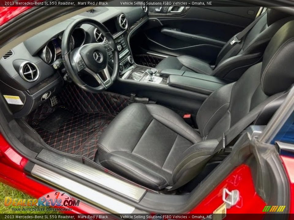 2013 Mercedes-Benz SL 550 Roadster Mars Red / Black Photo #3