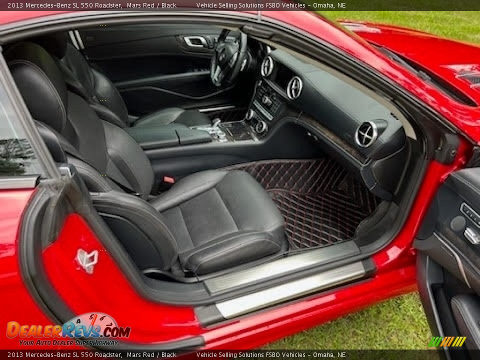 2013 Mercedes-Benz SL 550 Roadster Mars Red / Black Photo #5