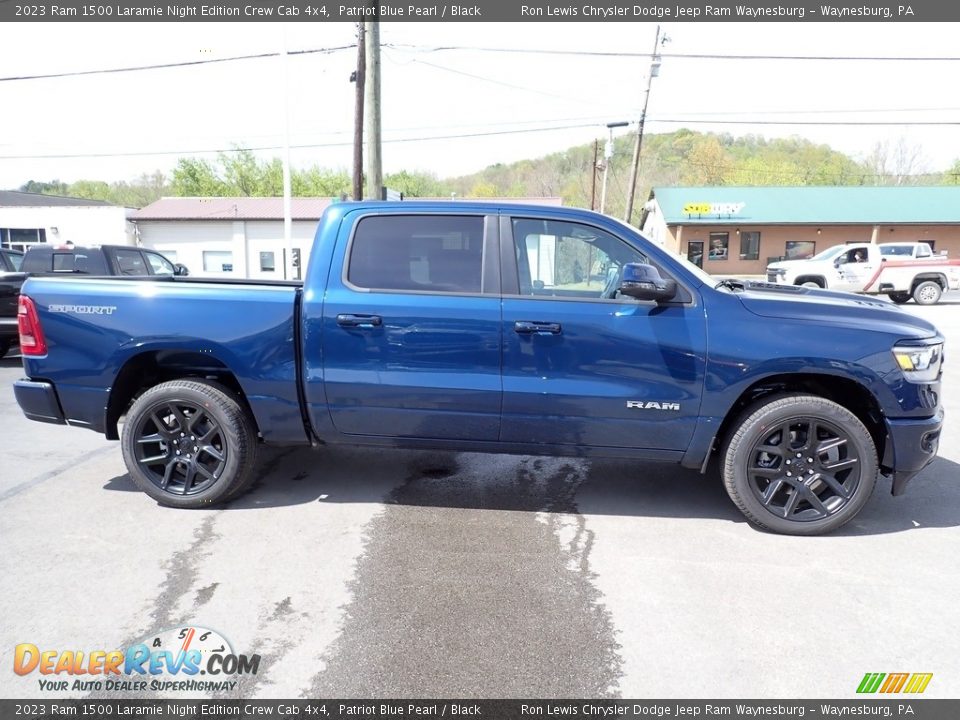 Patriot Blue Pearl 2023 Ram 1500 Laramie Night Edition Crew Cab 4x4 Photo #7