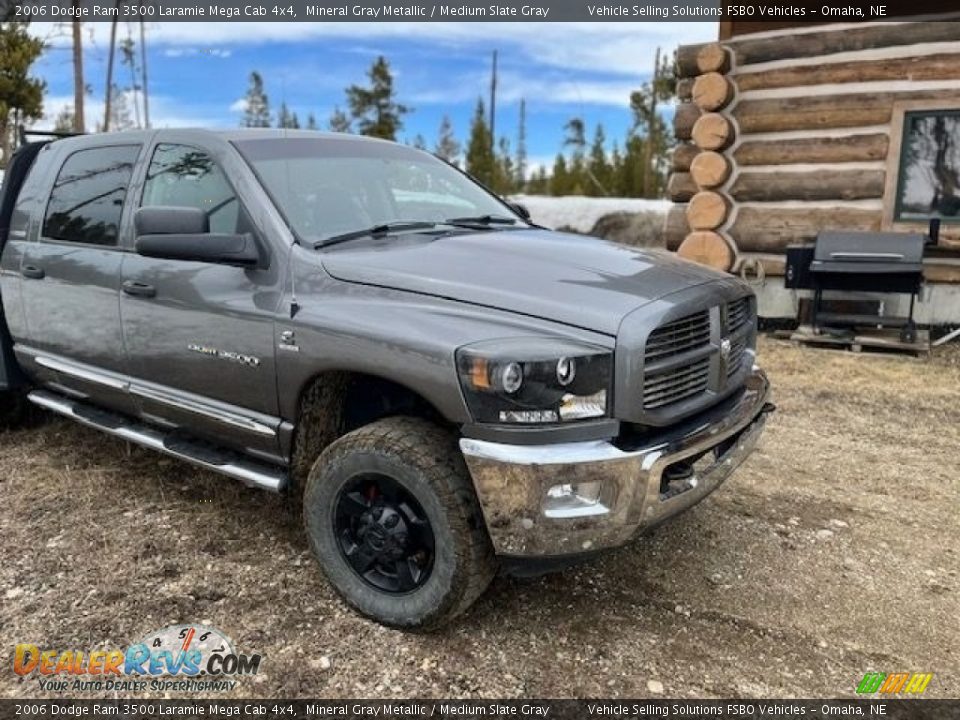 2006 Dodge Ram 3500 Laramie Mega Cab 4x4 Mineral Gray Metallic / Medium Slate Gray Photo #1