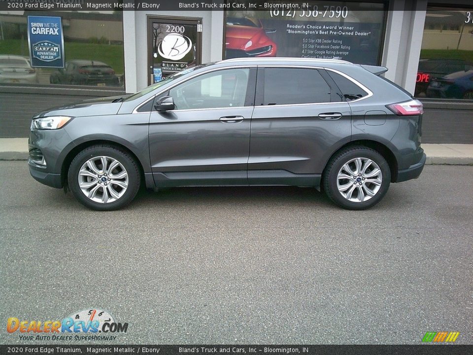 2020 Ford Edge Titanium Magnetic Metallic / Ebony Photo #1