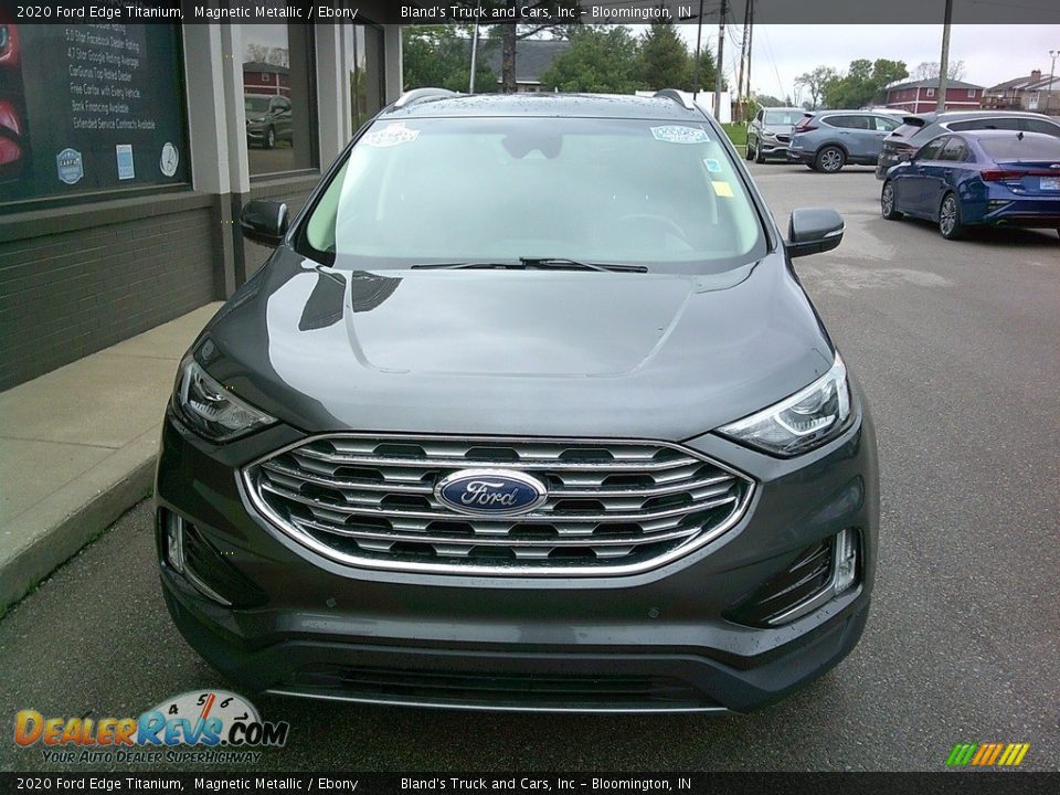 2020 Ford Edge Titanium Magnetic Metallic / Ebony Photo #4