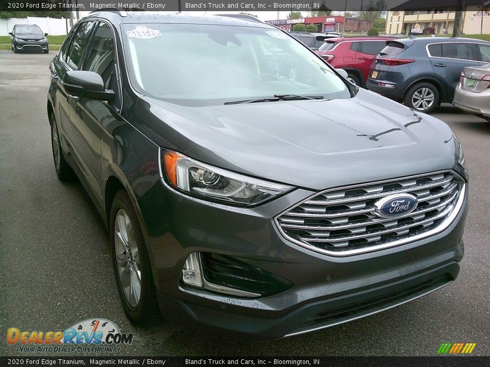 2020 Ford Edge Titanium Magnetic Metallic / Ebony Photo #5