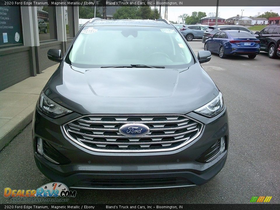 2020 Ford Edge Titanium Magnetic Metallic / Ebony Photo #6