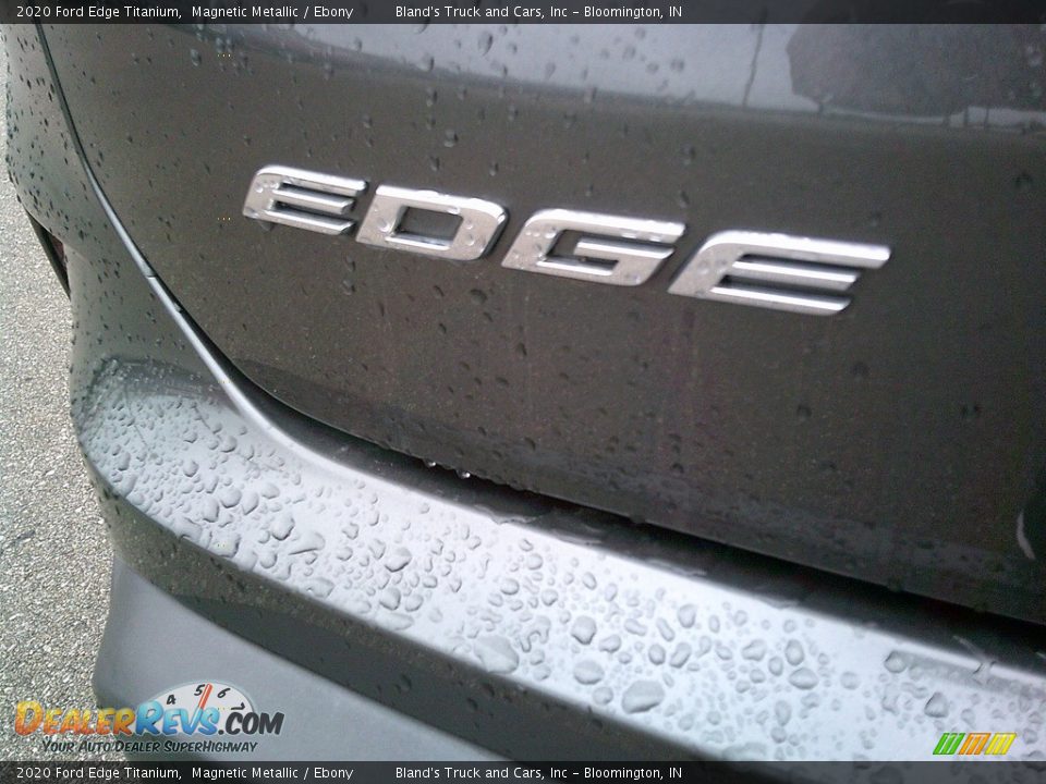 2020 Ford Edge Titanium Magnetic Metallic / Ebony Photo #10