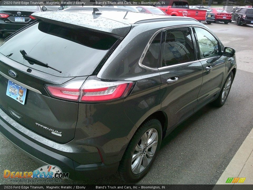 2020 Ford Edge Titanium Magnetic Metallic / Ebony Photo #11